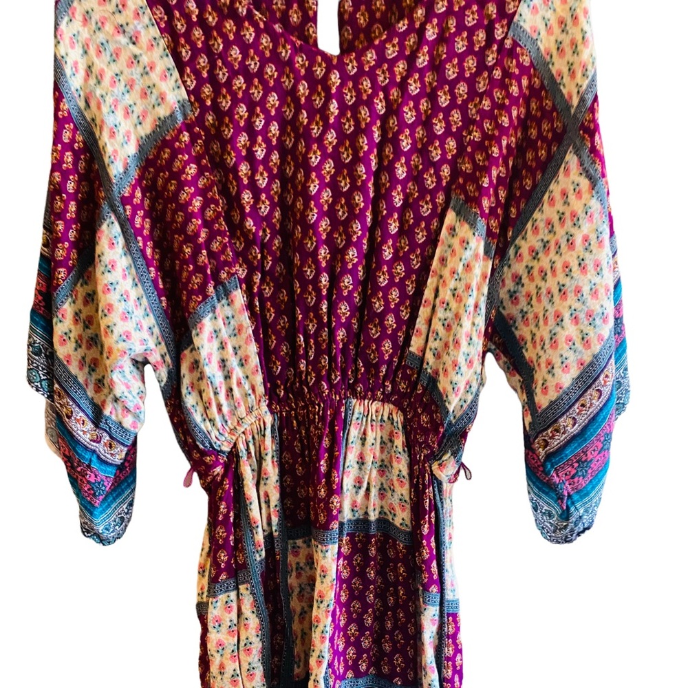 American Eagle Patchwork Boho Dress - image 4